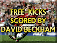 Manchester United Free-kicks scored by David Beckham