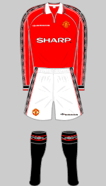 Manchester United Charity Shield Kit 1998