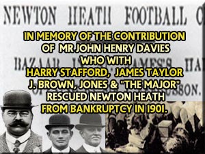 Manchester United history John Henry Davies