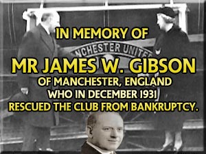 Manchester united history James W Gibson