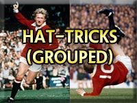 Newton Heath and Manchester United Hat Tricks (Grouped)