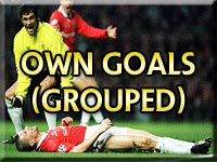 Newton Heath and Manchester United Own Goals (Grouped)