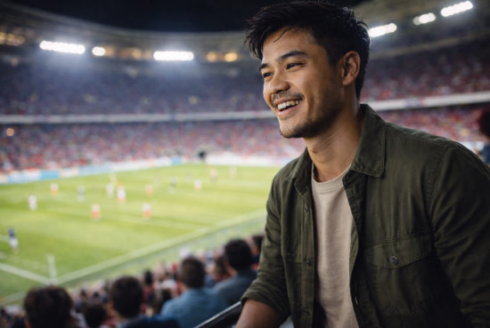 Smiling man