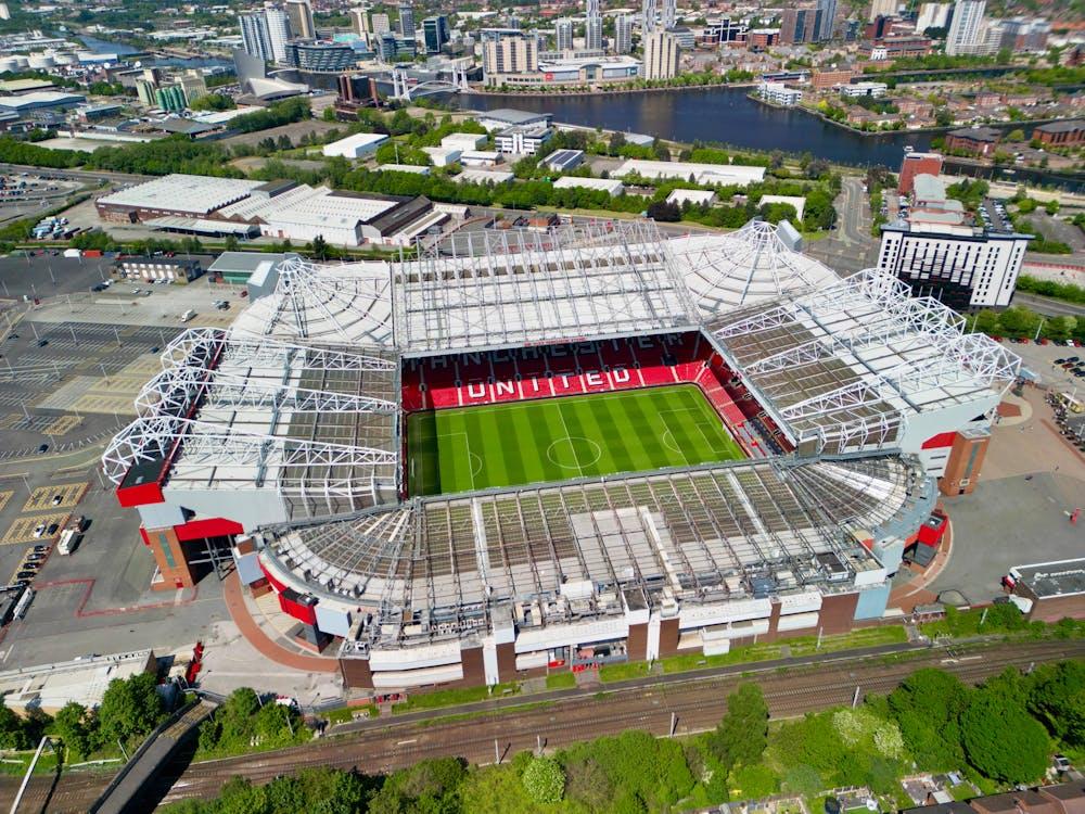 Ariel shot of Old Trafford