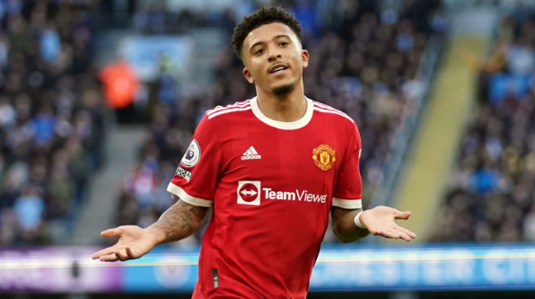 Manchester United's Jadon Sancho