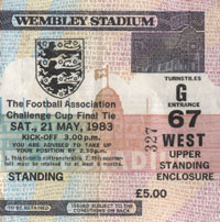 Actual Match Ticket provided by & used with the full permission of match attendee Mr Kevin Killen.