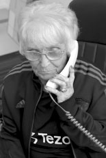 Kath Phipps at Manchester United reception, training ground legend