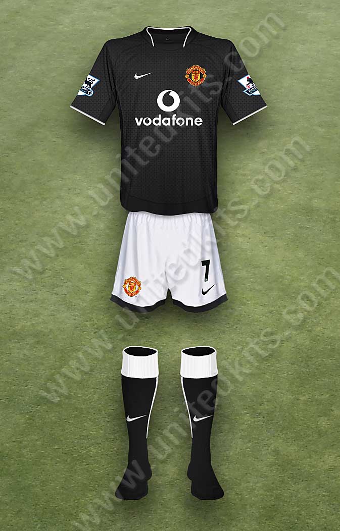 Manchester United shirt worn for game v Southampton played on Saturday 12th March 2005 at St Marys Stadium stadium during the 2004-2005 season.