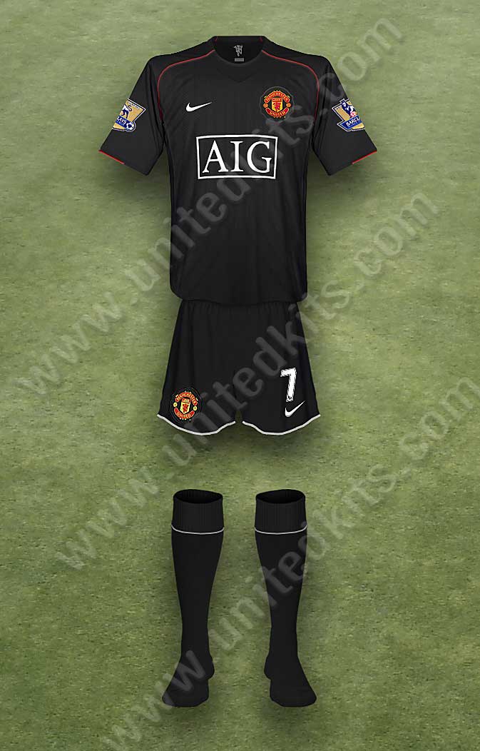 Manchester United shirt worn for game v Arsenal played on Saturday 3rd November 2007 at Emirates Stadium stadium during the 2007-2008 season.