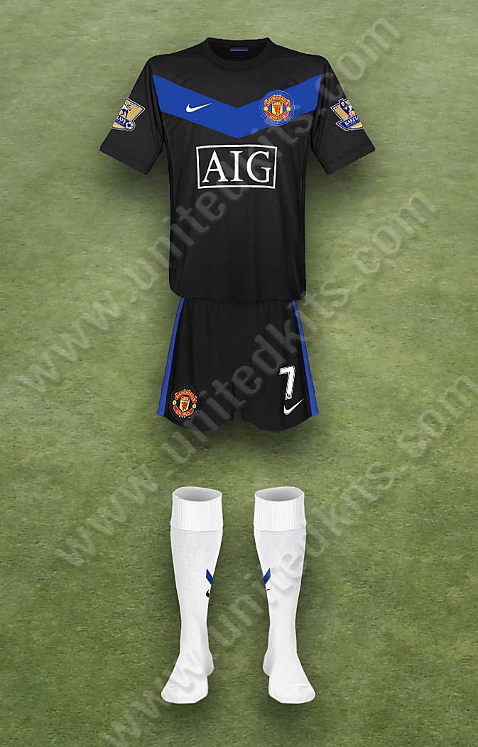 Manchester United shirt worn for game v West Ham United played on Saturday 5th December 2009 at Boleyn Ground stadium during the 2009-2010 season.