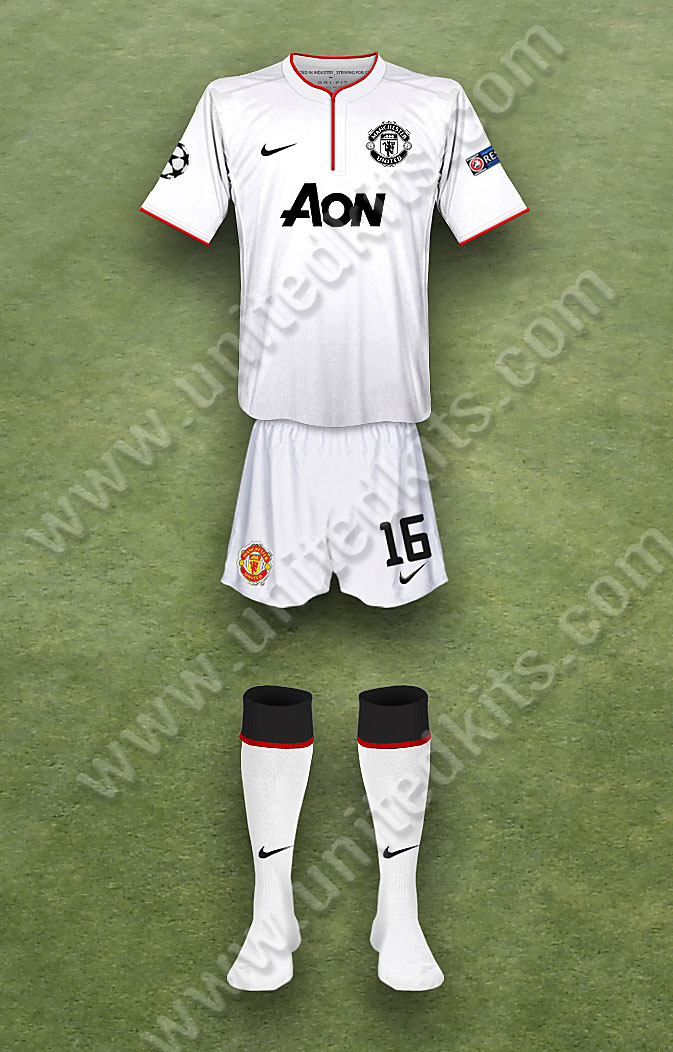 Manchester United shirt worn for game v Shakhtar Donetsk played on Wednesday 2nd October 2013 at Donbass Arena stadium during the 2013-2014 season.