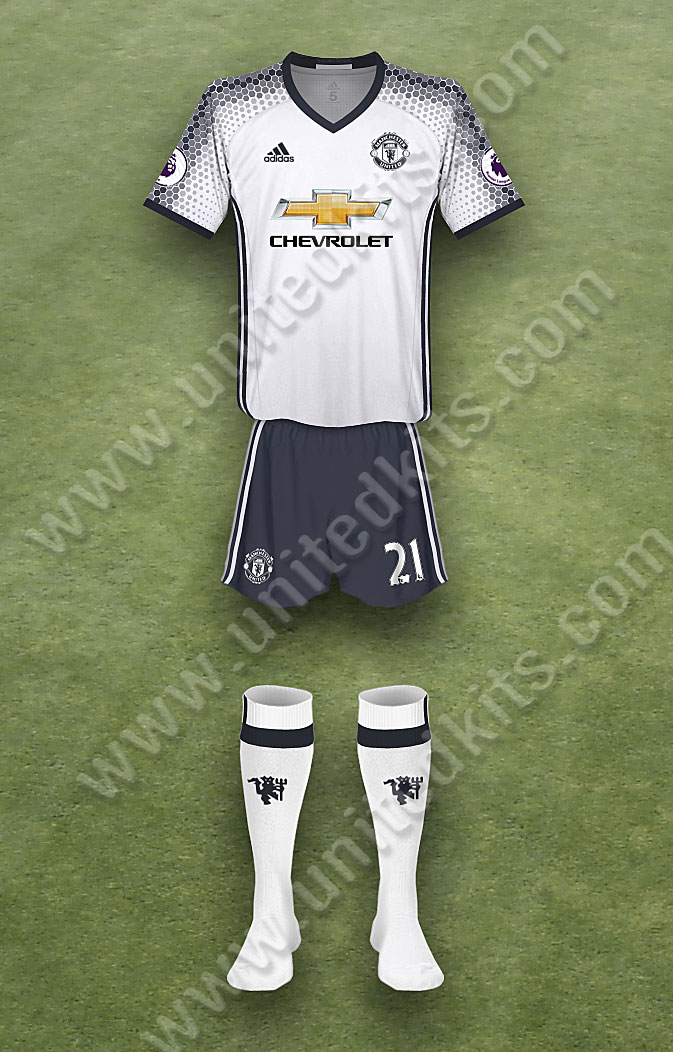 Manchester United shirt worn for game v West Ham United played on Monday 2nd January 2017 at London Stadium stadium during the 2016-2017 season.