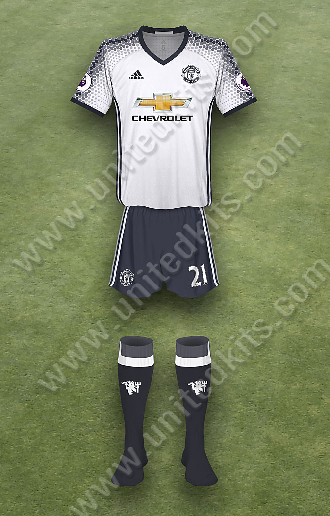 Manchester United shirt worn for game v Burnley played on Sunday 23rd April 2017 at Turf Moor stadium during the 2016-2017 season.