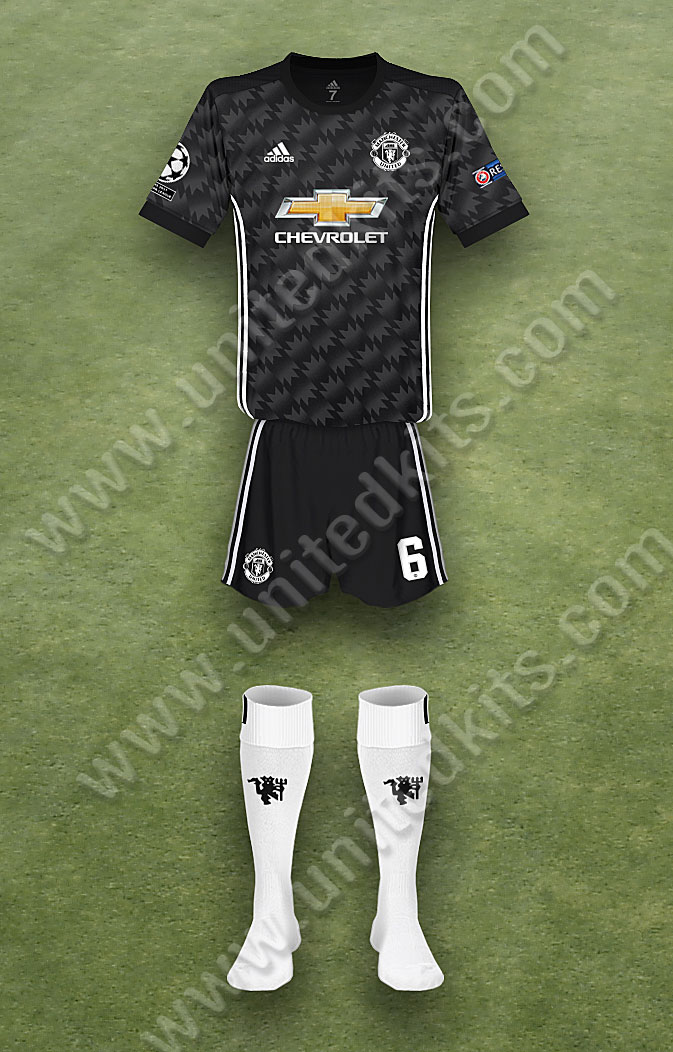 Manchester United shirt worn for game v Sevilla played on Wednesday 21st February 2018 at Ramon Sanchez-Pizjuan stadium during the 2017-2018 season.