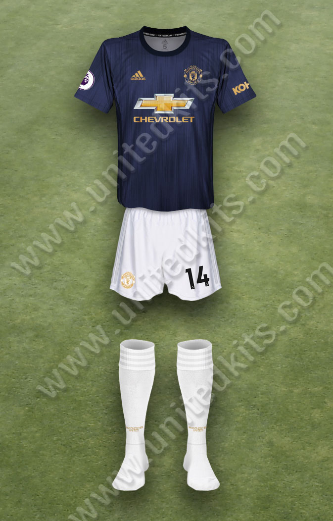 Manchester United shirt worn for game v Southampton played on Saturday 1st December 2018 at St Marys Stadium stadium during the 2018-2019 season.