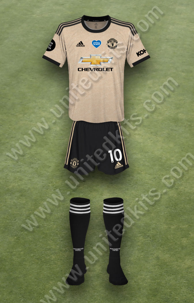Manchester United shirt worn for game v Aston Villa played on Thursday 9th July 2020 at Villa Park stadium during the 2019-2020 season.