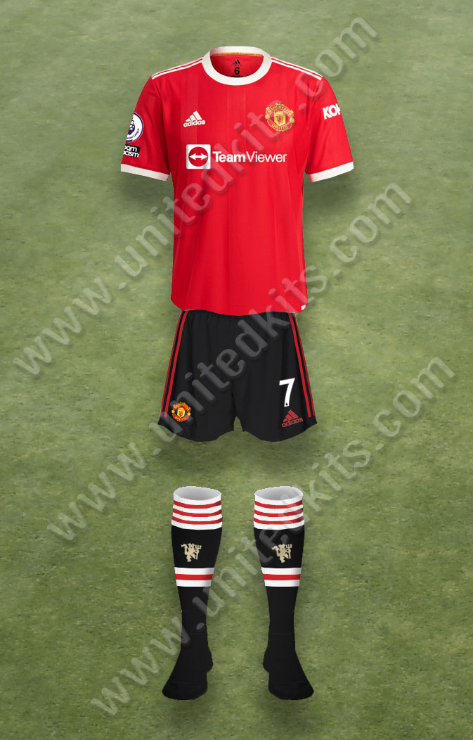 Manchester United shirt worn for game v Leeds United played on Sunday 20th February 2022 at Elland Road stadium during the 2021-2022 season.