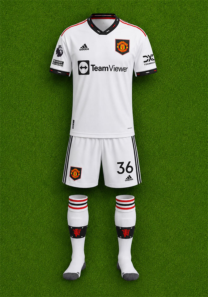 Manchester United shirt worn for game v Crystal Palace played on Wednesday 18th January 2023 at Selhurst Park stadium during the 2022-2023 season.