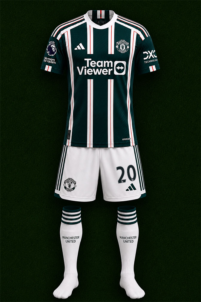 Manchester United shirt worn for game v Sheffield United played on Saturday 21st October 2023 at Bramall Lane stadium during the 2023-2024 season.