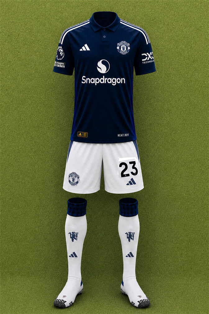 Manchester United shirt worn for game v Brentford played on Sunday 4th May 2025 at Gtech Community Stadium stadium during the 2024-2025 season.