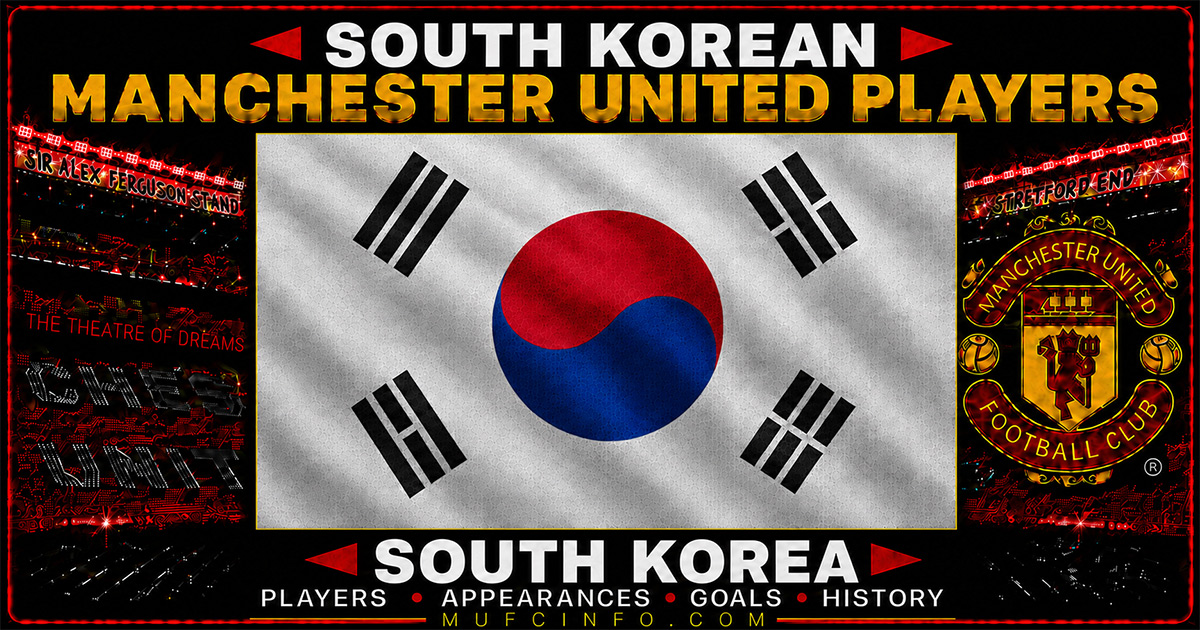 SOUTH KOREAN MANCHESTER UNITED PLAYERS